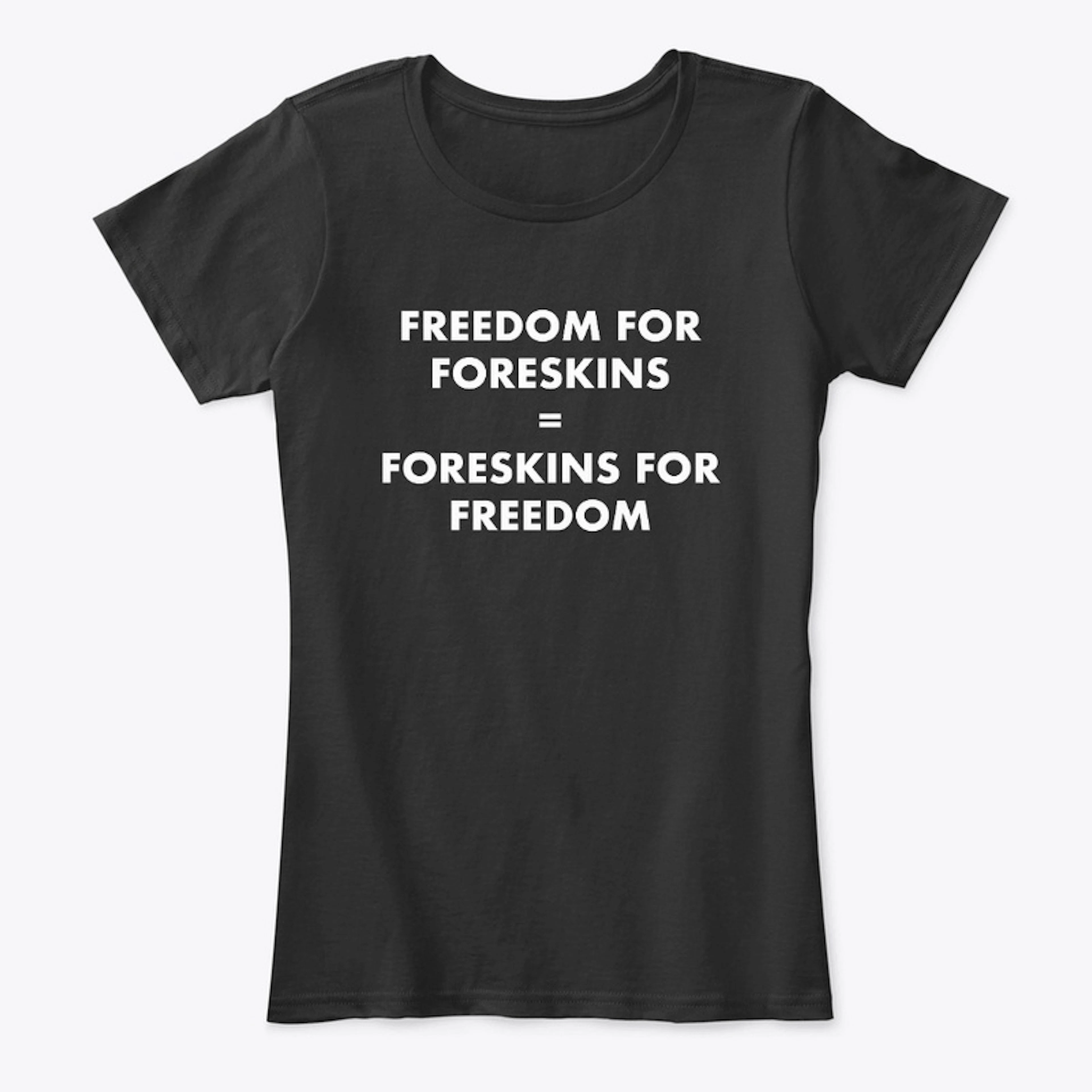 Freedom4Foreskins (WHT TEXT)